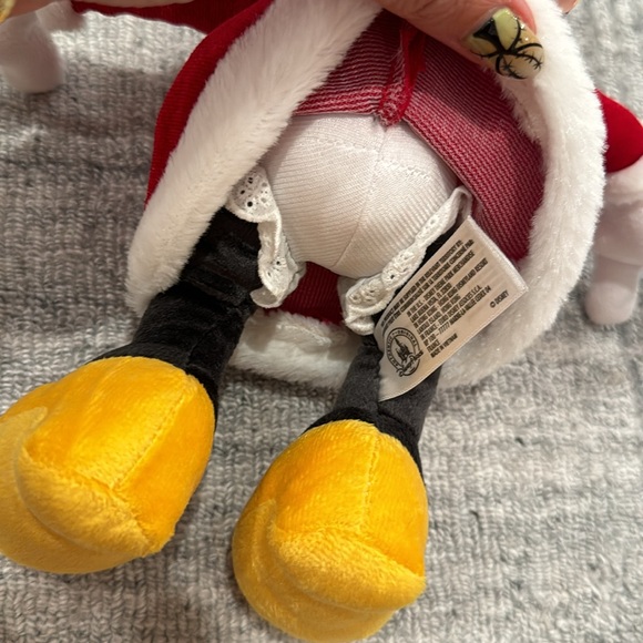 Disney parks Disneyland Santa Christmas Minnie Mouse plush stuffed animal - Picture 5 of 5